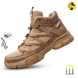 STEEL TOE PUNCTURE PROOF SNEAKERS.