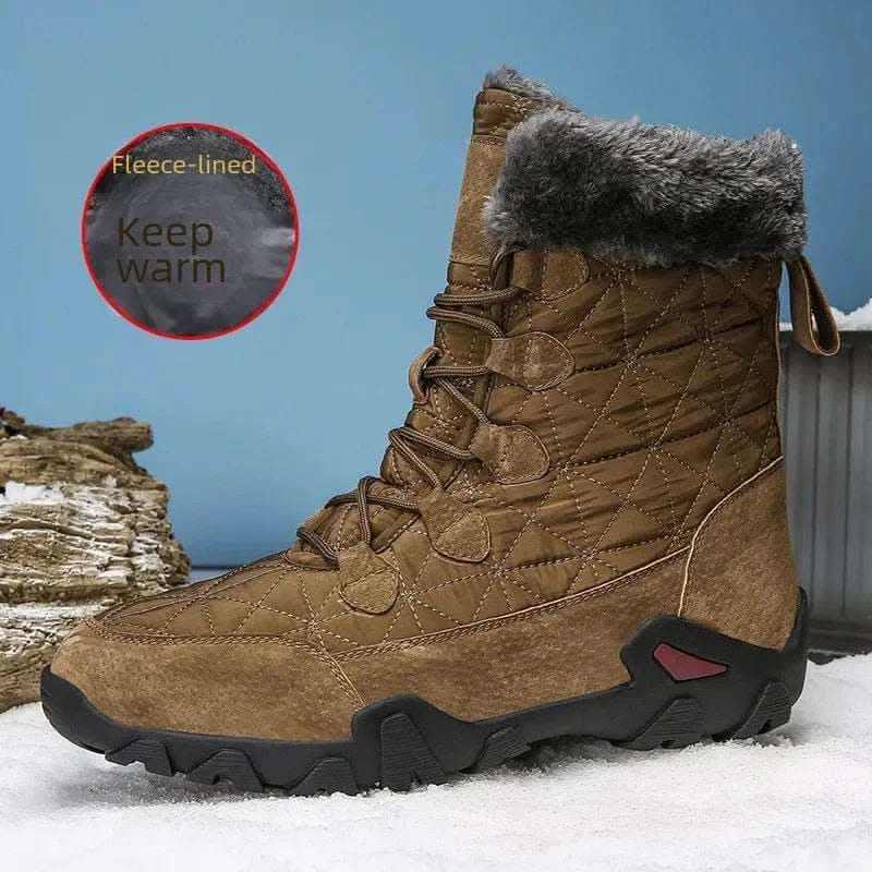 SUEDE LEATHER BOOTS.