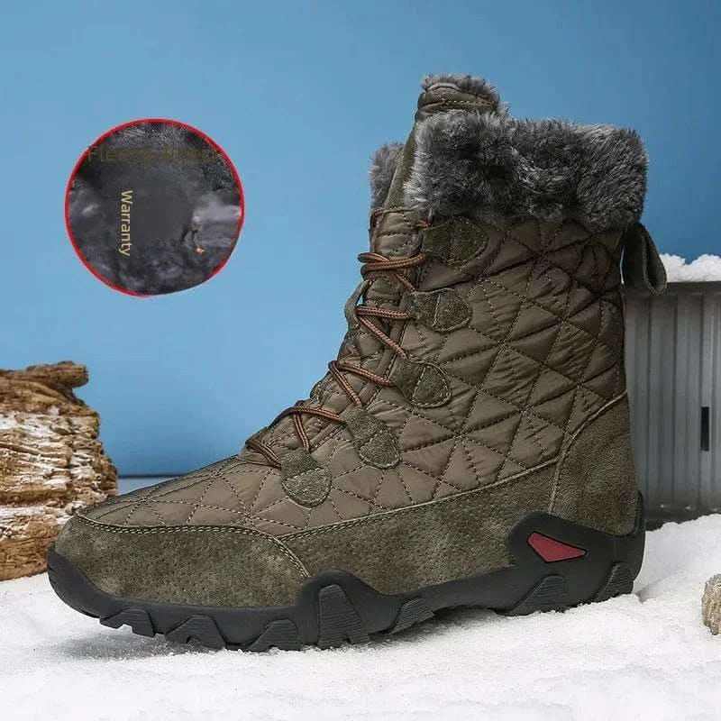 SUEDE LEATHER BOOTS.