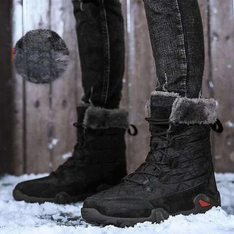 SUEDE LEATHER BOOTS.