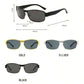 men Sunglasses for Men Day and Night Vision Driving Fishing Polarized Anti-UV Trend Shades For Men Glass Authentic Sun Protection Su.