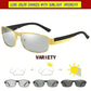 men Sunglasses for Men Day and Night Vision Driving Fishing Polarized Anti-UV Trend Shades For Men Glass Authentic Sun Protection Su.