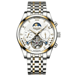 Luxury Watches For Men -VINTAGE DESIGN MECHANICAL WATCH WITH SILICONE STRAP.