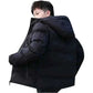 Warm New Casual Fashion Windproof Parka men Jacket y2k streetwear With Hood Men Windbreaker Winter Men Clothes ropa hombre.
