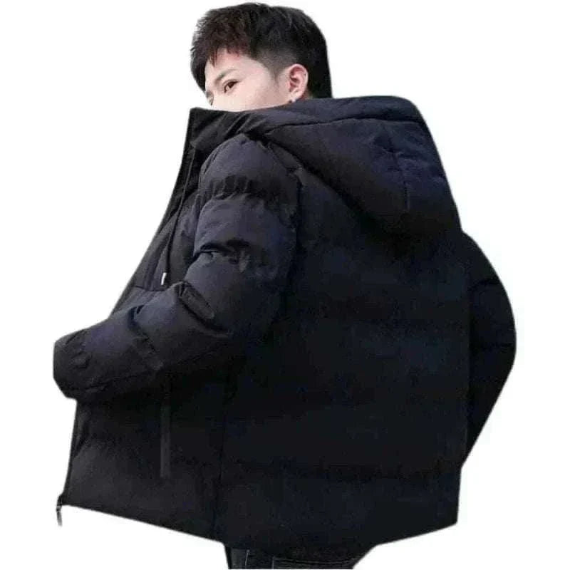 Warm New Casual Fashion Windproof Parka men Jacket y2k streetwear With Hood Men Windbreaker Winter Men Clothes ropa hombre.