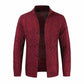 Sweaters-Winter Jacket Loose Mens Jacquard Knitted Cardigan.
