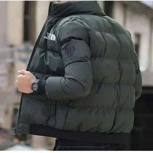 Buy Winter Jackets- Stand Collar Warm Down Jacket Street Fashion Casual Brand Men's Parka North Coat.