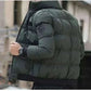 Buy Winter JacketsStand Collar Warm Down Jacket Street Fashion Casual Brand Men's Parka North Coat.