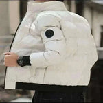 Buy Winter Jackets Stand Collar Warm Down Jacket Street Fashion Casual Brand Men's Parka North Coat.