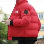 Buy Winter Jackets  Stand Collar Warm Down Jacket Street Fashion Casual Brand Men's Parka North Coat.