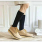 Winter Men's New High-Grade Thick Warm Solid Color Wool Material Fashion Casual Calf Long Socks 3 Pair.