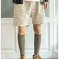 Winter Men's New High-Grade Thick Warm Solid Color Wool Material Fashion Casual Calf Long Socks 3 Pair.