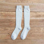 Winter Men's New High-Grade Thick Warm Solid Color Wool Material Fashion Casual Calf Long Socks 3 Pair.