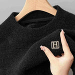 Winter Men's Warm Fleece Sweater.