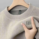 Winter Men's Warm Fleece Sweater.
