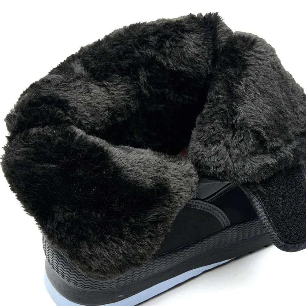 Winter Snow Boots Platform Men Ankel Boots Plus Size Casual Plush Men Shoes Antislip Warm Fur Men Boots Waterproof Shoes.