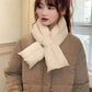 Winter Warm Down Cotton Cross Wear Scarf