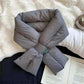 Winter Warm Down Cotton Cross Wear Scarf