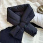Winter Warm Down Cotton Cross Wear Scarf