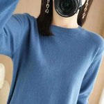 Women's Warm Sweater Round Neck Pullover