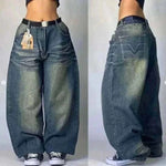 Y2K New Gothic Retro Miss Me Boot Cut Jeans.