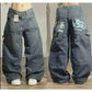 Y2K New Gothic Retro Miss Me Boot Cut Jeans.